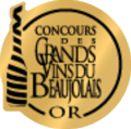 Médaille d'or Concours des Grands Vins de Beaujolais 2025 Médaille d'or Concours des Grands Vins de Beaujolais 2025