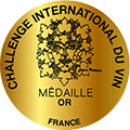 Médaille d'or Concours Challenge International du Vin 2024 Médaille d'or Concours Challenge International du Vin 2024