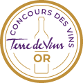 Médaille d'or Concours des Vins - Terre de Vins 2026 Médaille d'or Concours des Vins - Terre de Vins 2026