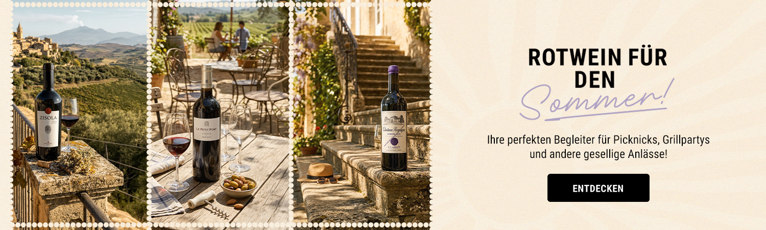 Rotwein für den Sommer