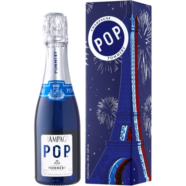 20cl - Champagne Pommery POP Bleu - Etui Tour Eiffel