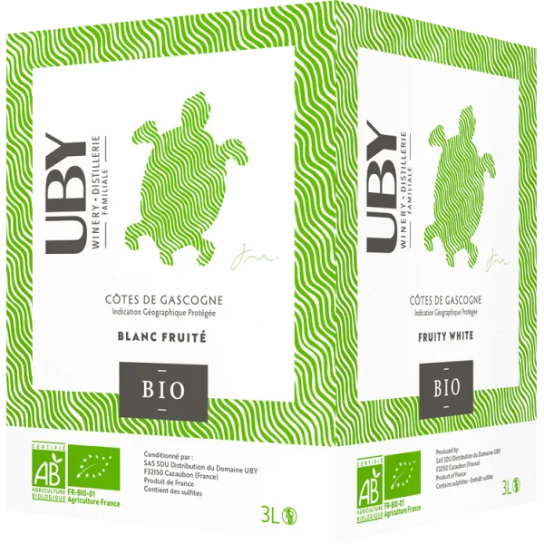 BIB 3L Blanc BIO - UBY