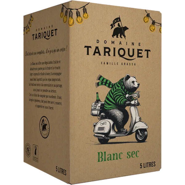 BIB 5 L Blanc - Domaine Tariquet
