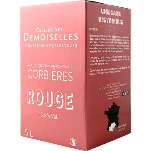 BIB 5L - Corbières rouge - Cellier des Demoiselles