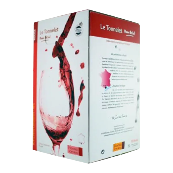 BIB 5L - le Tonnelet Rouge - Côtes Catalanes - Vignobles Dom Brial