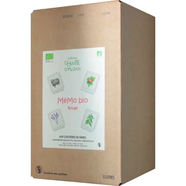 BIB 5L - Mémo bio 2023 - Château l'Ermite d'Auzan