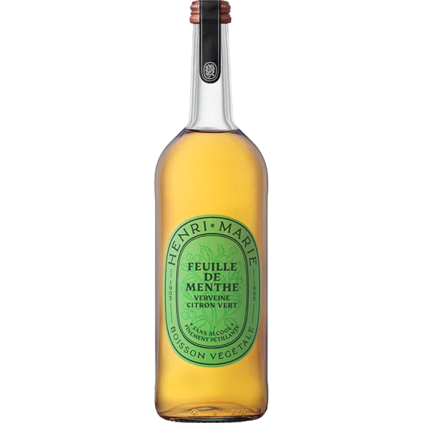 Boisson végétale - Henri Marie - Feuille de Menthe - Verveine - Citron vert