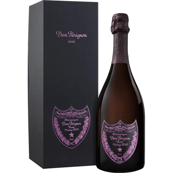 Champagne Dom Pérignon Rosé - Vintage 2010 - Coffret - Lot de 4 bouteilles
