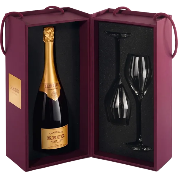 Champagne Krug - Édition 173 + 2 verres Joseph - Coffret