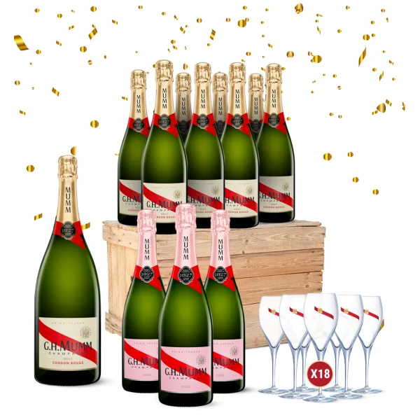 Champagne Mumm - Pack Fêtes - Mumm Cordon Rouge