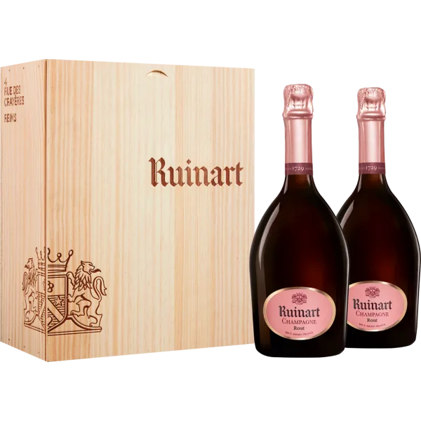 Champagne Ruinart - Brut Rosé - Coffret Duo