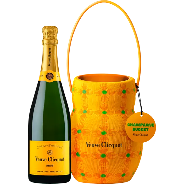 Champagne Veuve Clicquot - Bucket Brut Carte Jaune - Édition limitée Yinka Ilori