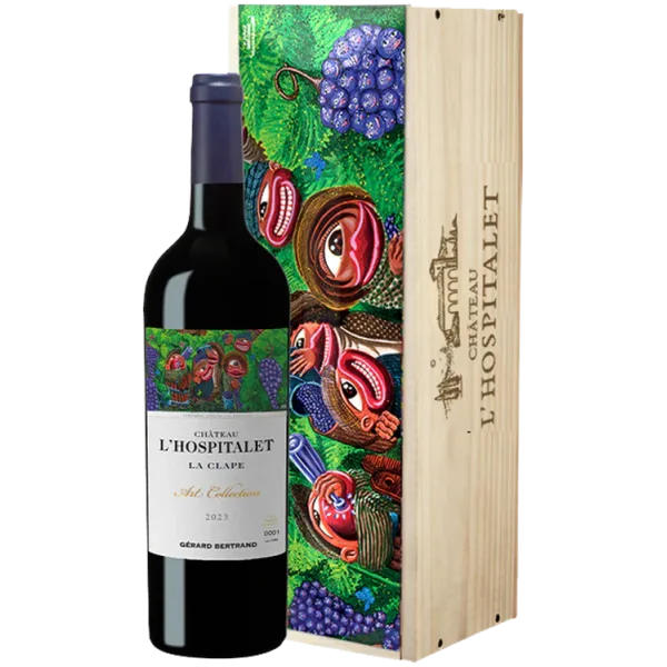 Château l'Hospitalet - Grand Vin Rouge 2023 - Éd. limitée Hervé di Rosa - Gérard Bertrand