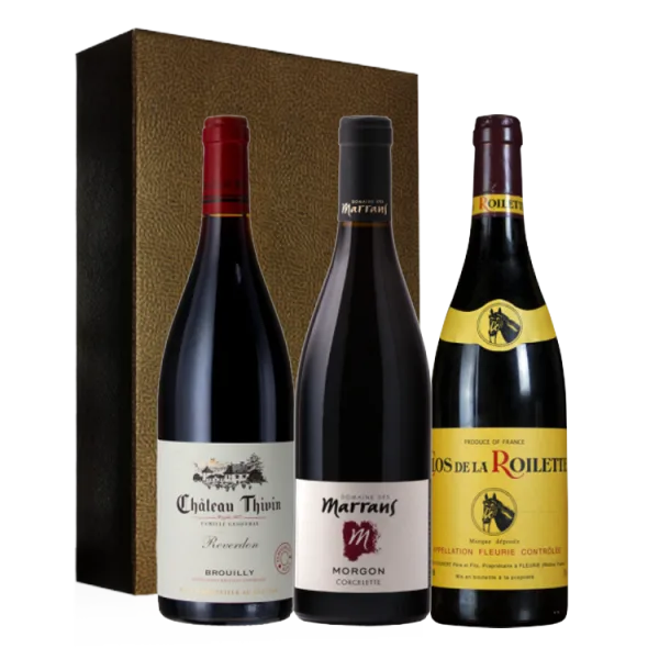 Coffret Trio - 90+/100 Parker 100% Beaujolais