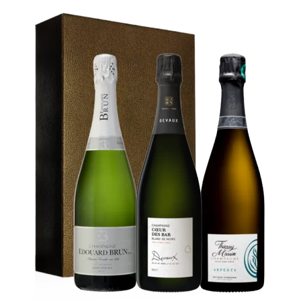 Coffret Trio - 90+/100 Parker 100% Champagne