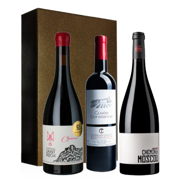 Coffret Trio - 90+/100 Parker 100% Languedoc