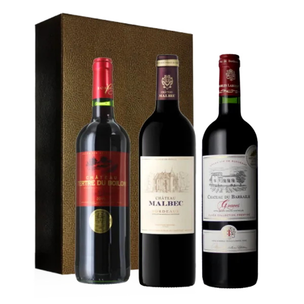 Coffret Trio - Bordeaux 100% Médaillés d'Or