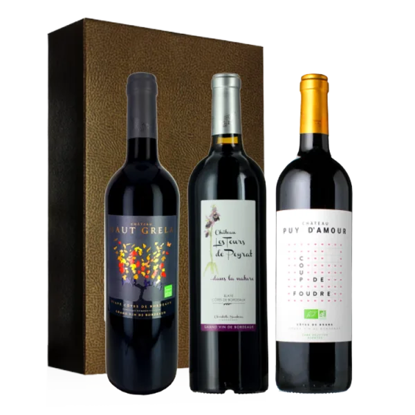 Coffret Trio - Bordeaux 100% Vins Bio