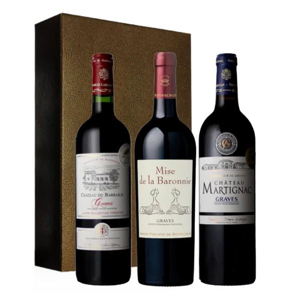 Coffret Trio - Bordeaux Graves meilleures ventes