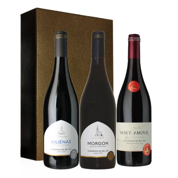 Coffret Trio - Les Clochers du Beaujolais - Vignerons de Bel Air