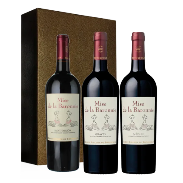 Coffret Trio - Mise de la Baronnie - Baron Philippe de Rothschild