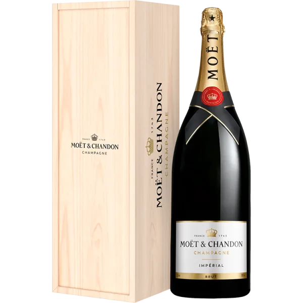 Jéroboam - Champagne Moët & Chandon - Brut Impérial - Caisse Bois