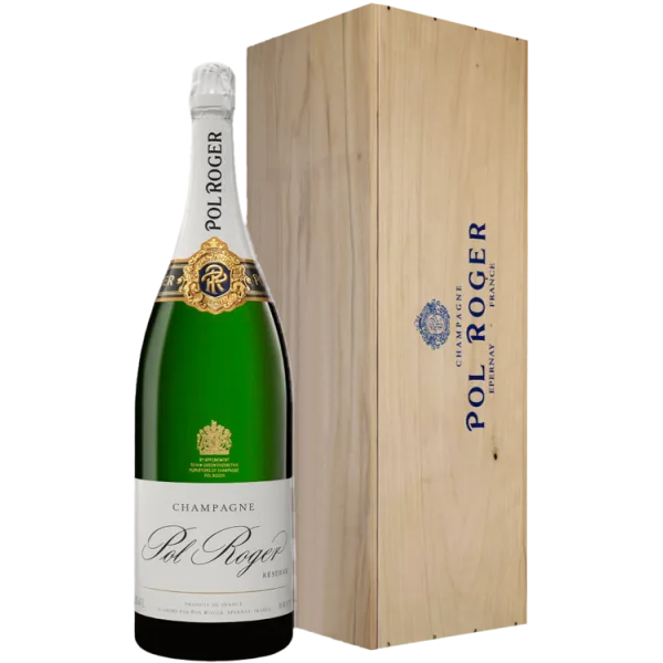 Jéroboam - Champagne Pol Roger - Réserve Brut - Caisse bois