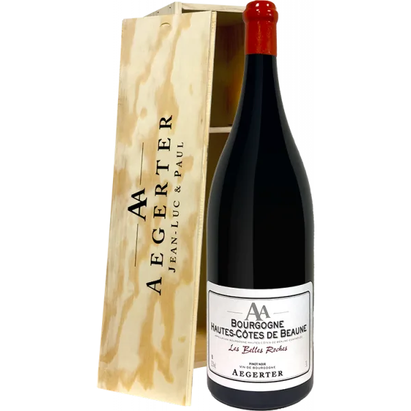 Jéroboam Hautes Côtes de Beaune "Les Belles Roches" 2025 - Aegerter en Caisse Bois