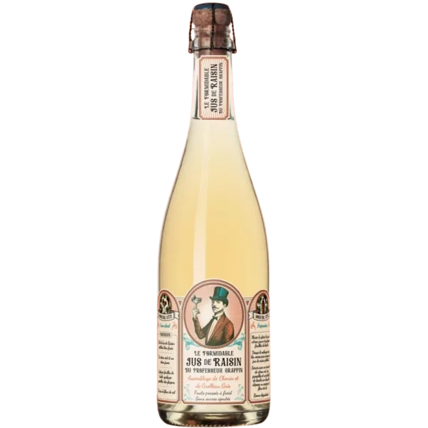 Jus de raisin blanc pétillant - Professeur Grappin - 75 CL