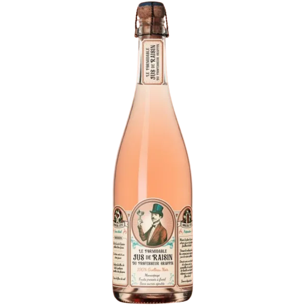 Jus de raisin rosé pétillant - Professeur Grappin - 75 CL