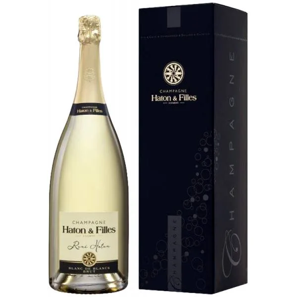 Magnum - Champagne Haton & Filles - Cuvée René Haton - Blanc de Blancs 1er Cru - en étui