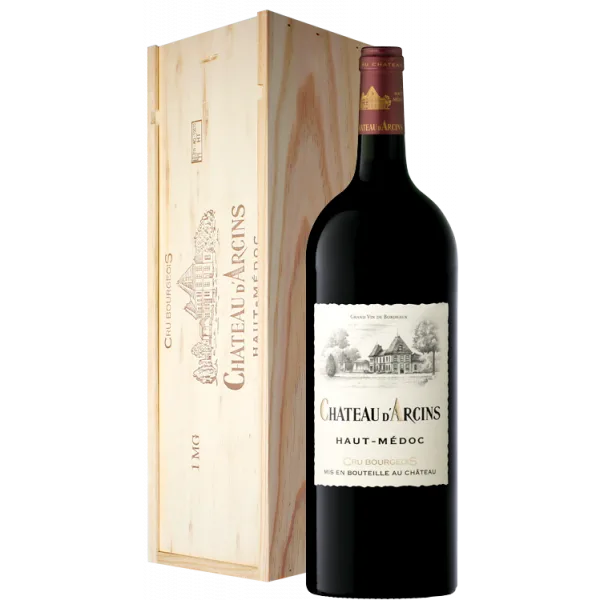 Magnum - Château d'Arcins 2019 - Cru Bourgeois - Caisse Bois