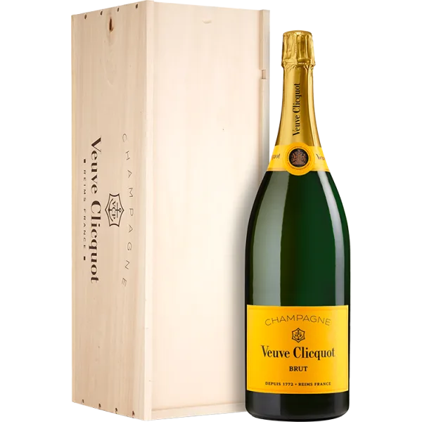 Nabuchodonosor - Champagne Veuve Clicquot - Brut Carte Jaune - Caisse Bois