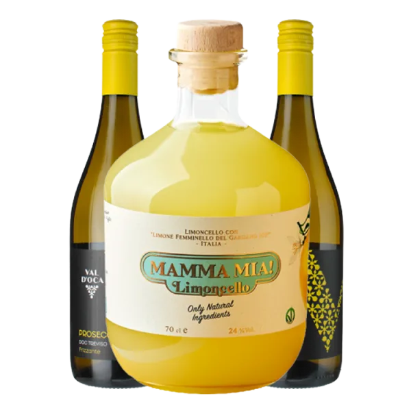 Pack Cocktail - Limoncello Spritz - Prosecco Treviso Extra Dry et Limoncello Mamma Mia!