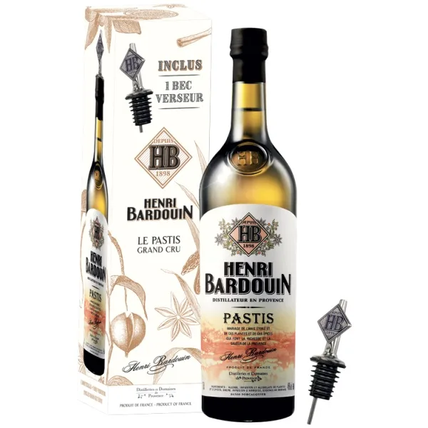 Pastis Henri Bardouin + Bec Verseur Sous étui