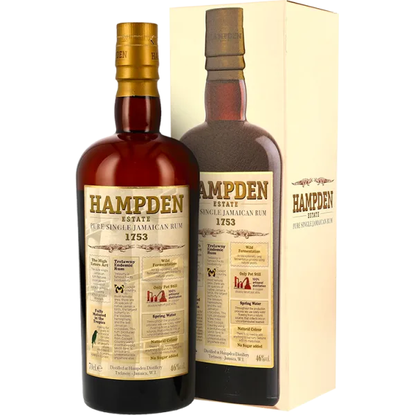 Rhum - Hampden 1753 - Étui