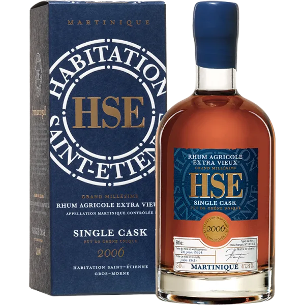 Rhum HSE - Single Cask 2006 - Étui