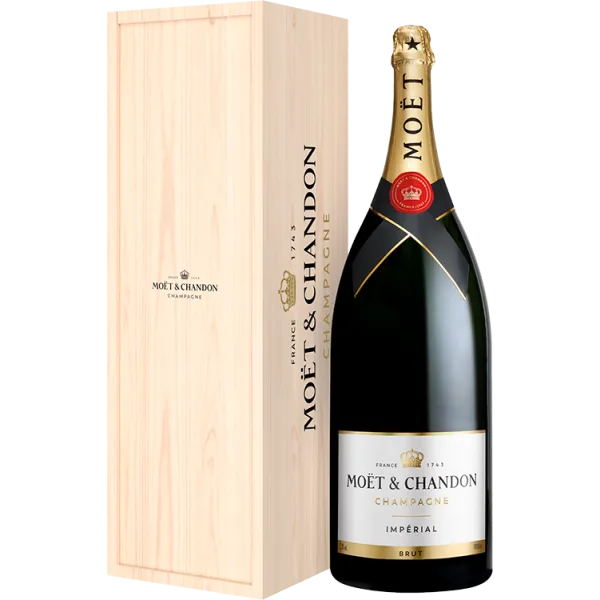 Salmanazar - Champagne Moët & Chandon Brut Impérial - Caisse Bois
