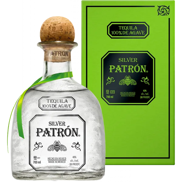 Tequila Patron Silver - en Etui