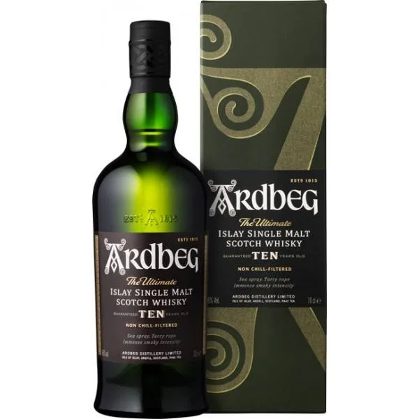 Whisky - Ardbeg - Single Malt 10 Ans - Étui