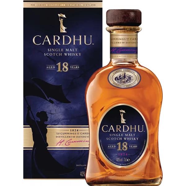 Whisky Cardhu Single Malt 18 Ans - Étui