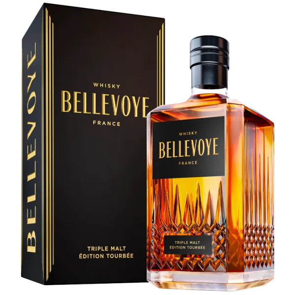 Whisky Français - Bellevoye - Édition Noir Tourbée - Etui