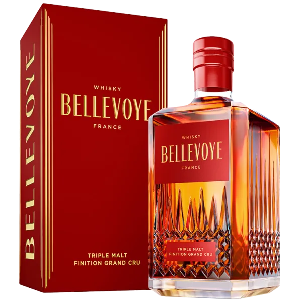 Whisky Français - Bellevoye - Rouge Finition Grand Cru - Étui