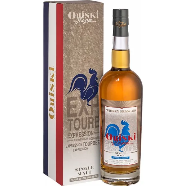 Whisky Français - Distillerie Hepp - Ouiski Expression Tourbé - Étui