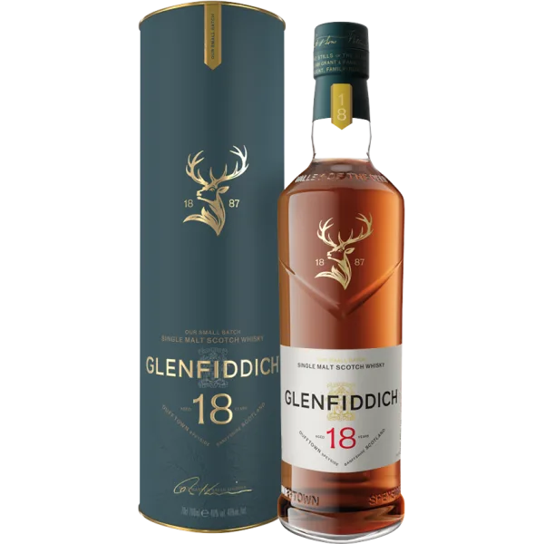 Whisky - Glenfiddich Small Batch 18 Ans - Étui