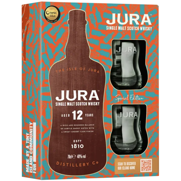 Whisky - Jura - 12 Ans - Coffret 2 Verres