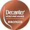 Médaille de bronze DECANTER WINE AWARDS 2025 Médaille de bronze DECANTER WINE AWARDS 2025