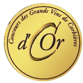 Médaille d'or Concours des Grands Vins de Corbières Médaille d'or Concours des Grands Vins de Corbières