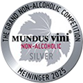 Médaille d'argent MUNDUS VINI NON-ALCOHOLIC 2025 Médaille d'argent MUNDUS VINI NON-ALCOHOLIC 2025